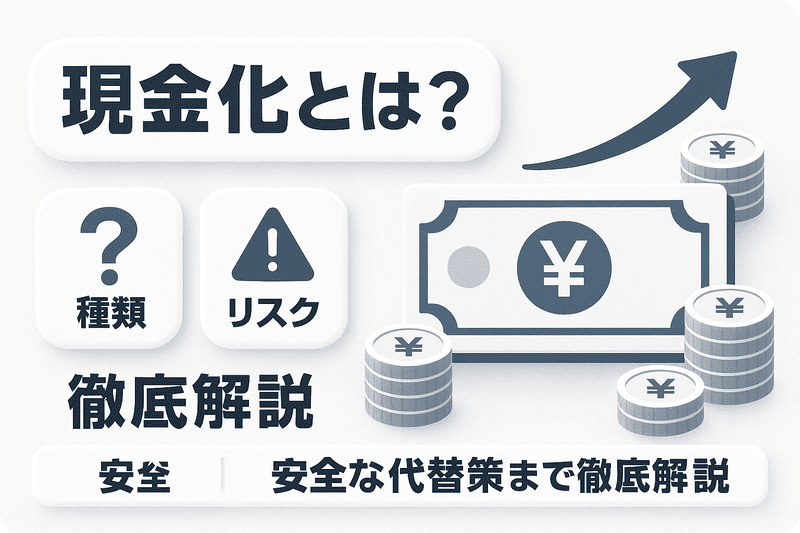 現金化とは?種類・リスク・安全な代替策まで徹底解説