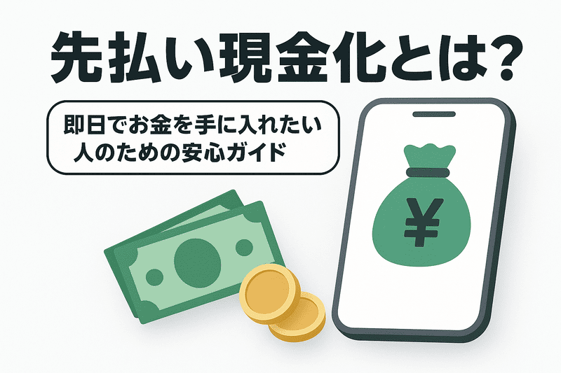 先払い現金化とは？即日でお金を手に入れたい人のための安心ガイド