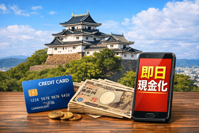 和歌山でクレジットカード現金化を即日行う方法とおすすめの優良店舗・ネット業者比較